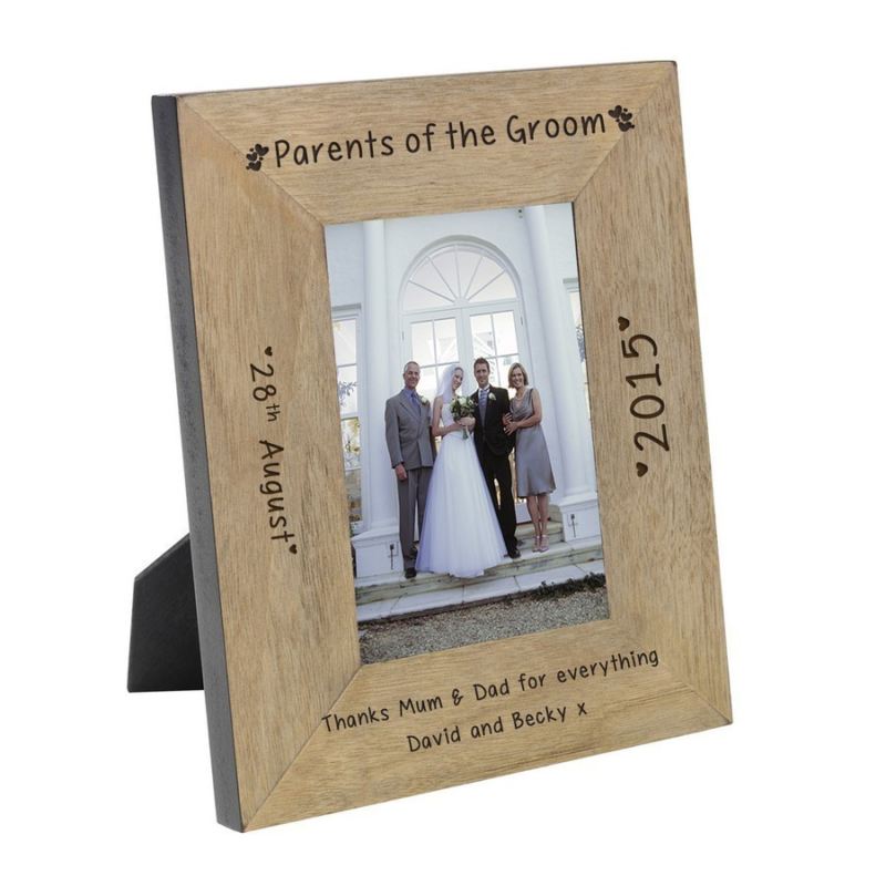Parents of the Groom Wood Frame 6 x 4 product image
