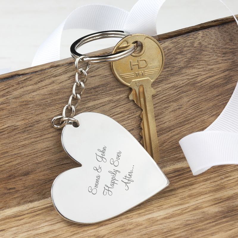 Personalised Heart Key Ring product image