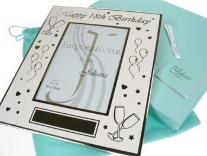 Personalised 18th Birthday Engraved Photo Frame product image