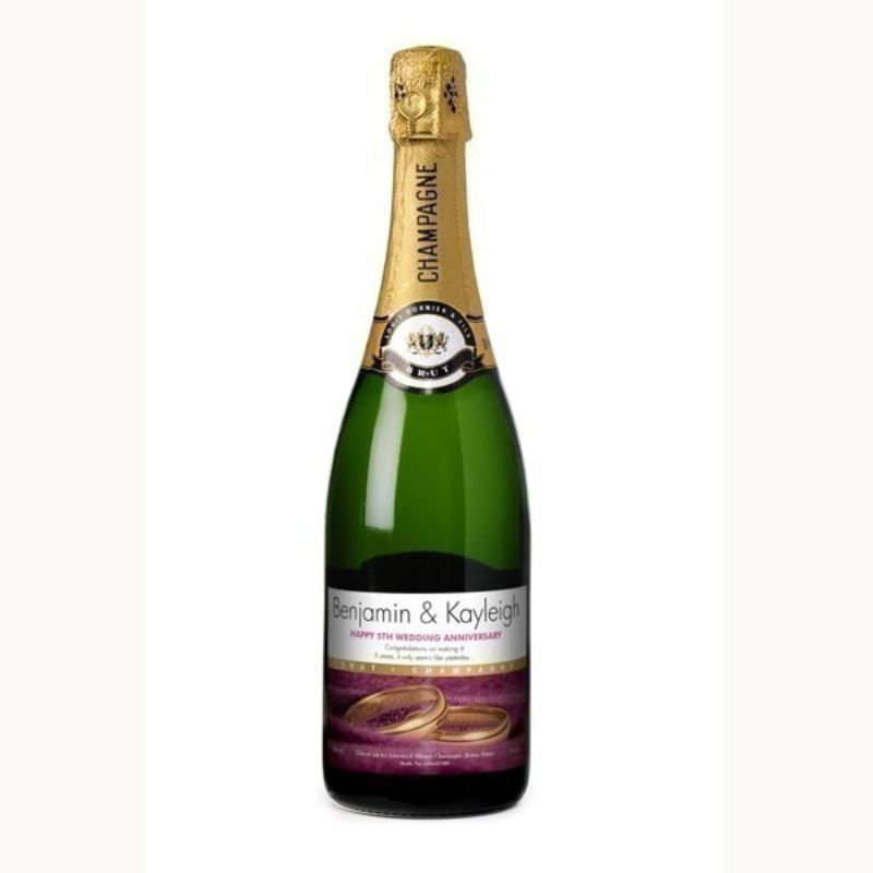 Personalised Anniversary Champagne product image