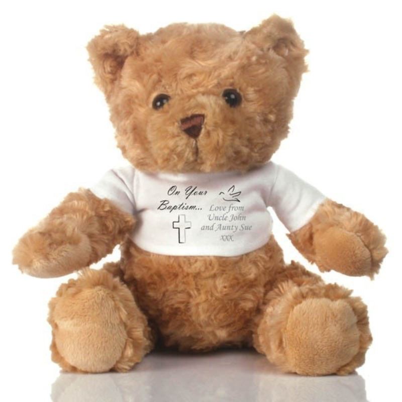baptism teddy bear
