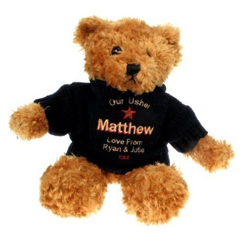 Personalised Brown Teddy Bear: Usher product image
