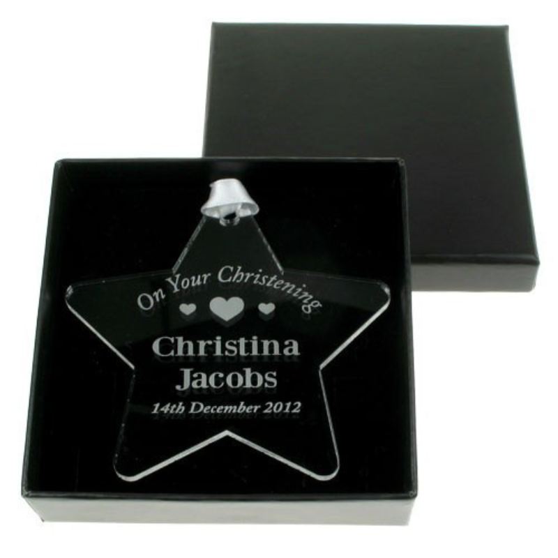 Personalised Christening Star: Girl product image