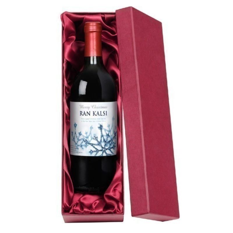 Personalised Christmas Wine product image