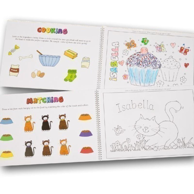 Personalised Colour in Activity Book A4 or A3 product image