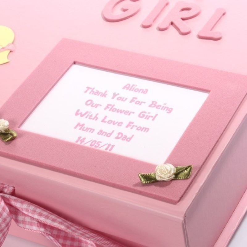 Personalised Flower Girl Memory Box product image