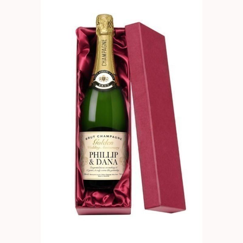 Personalised Golden Anniversary Champagne product image