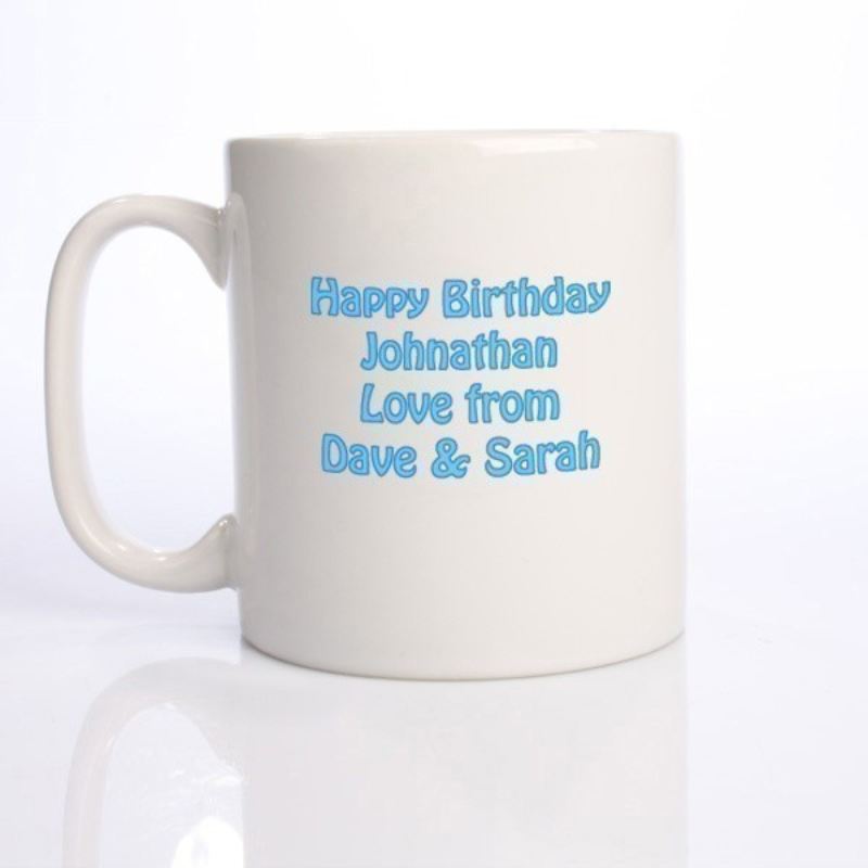 Personalised Happy 100th Birthday Boy Mug product image