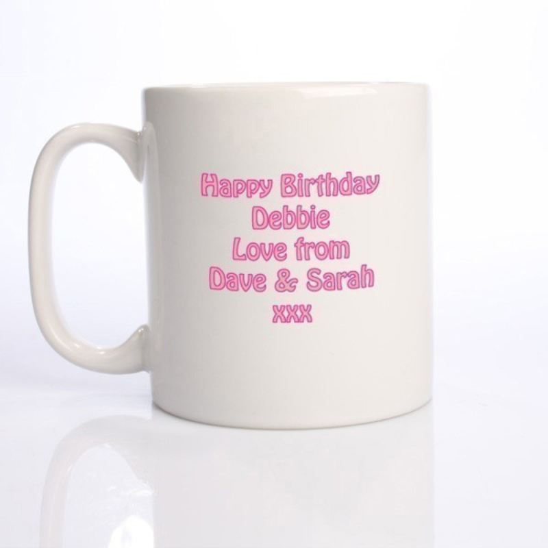 Personalised Happy 100th Birthday Girl Mug product image