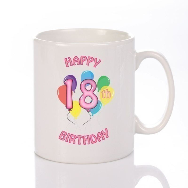 Personalised Happy 18th Birthday Girl Mug | The ...