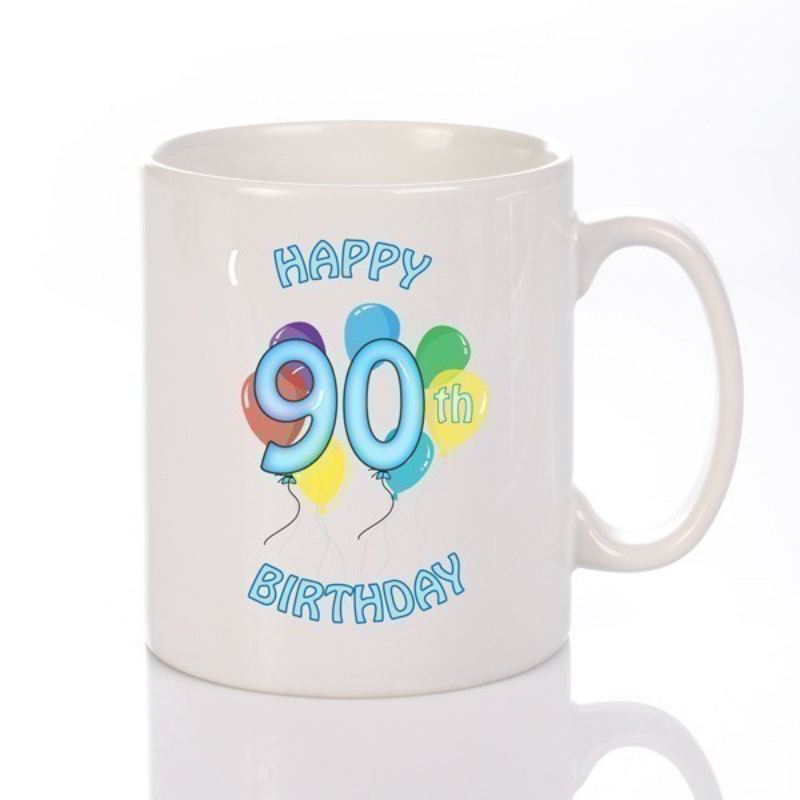 Personalised Happy 90th Birthday Boy Mug product image