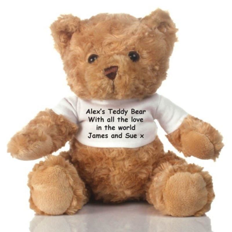 Personalised Message Teddy Bear product image