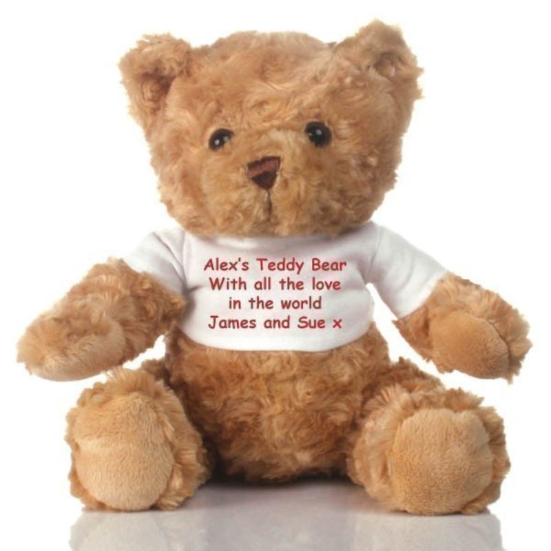 teddy bear with message