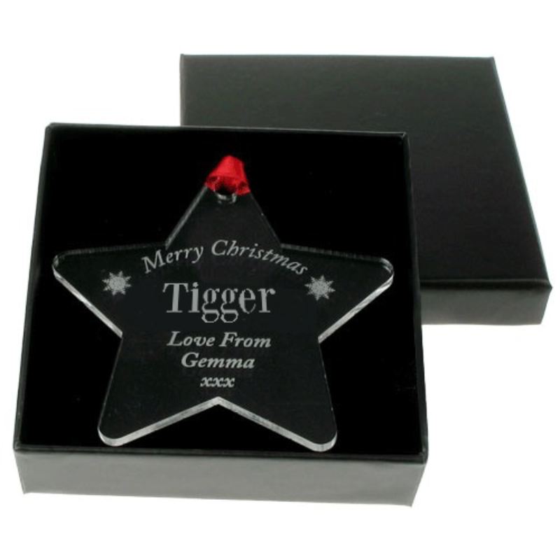 Personalised Pet Christmas Bauble: Cat product image