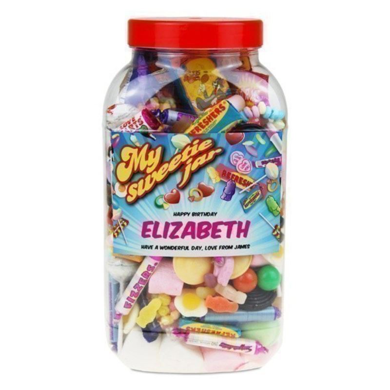Personalised Retro Sweetie Jar product image