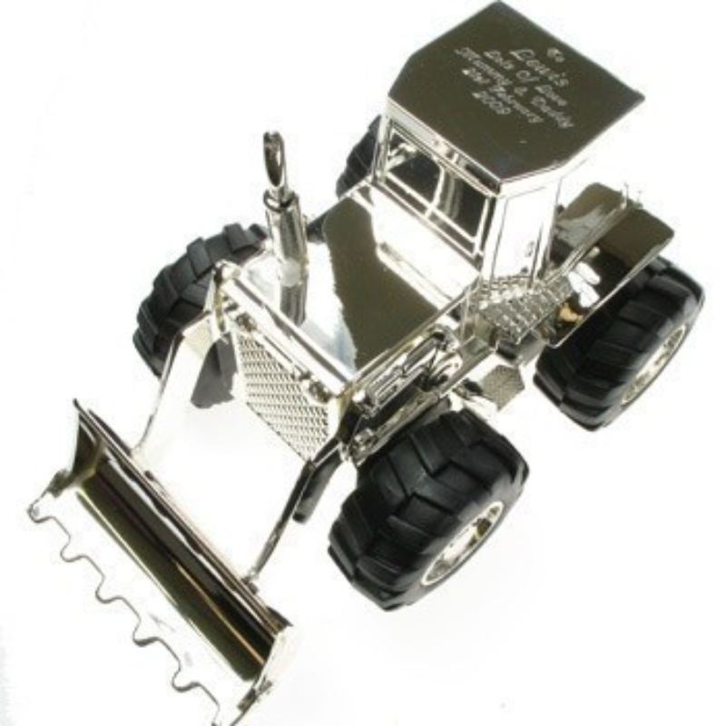 Personalised Silver Plated Digger Moneybox product image