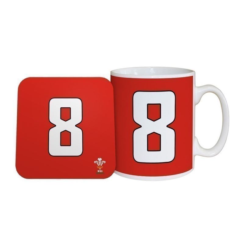 Mug and Coaster Set My Daddy Loves Rugby Mug and Coaster Set My Daddy Loves Rugby