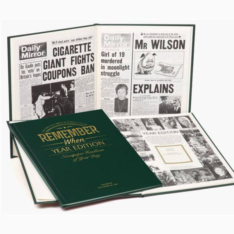 Personalised 80th Birthday Newspaper Year Book product image