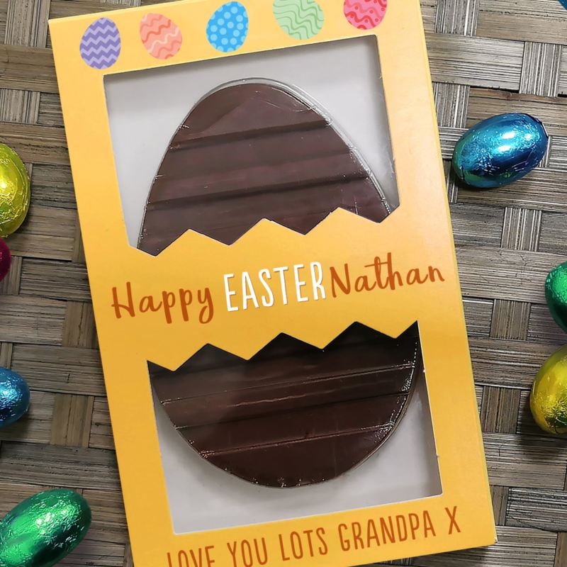 Personalised Eggs-ellent Letterbox Easter Egg product image