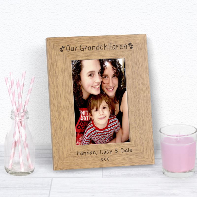 Our Grandchildren Wood Frame 6 x 4 product image