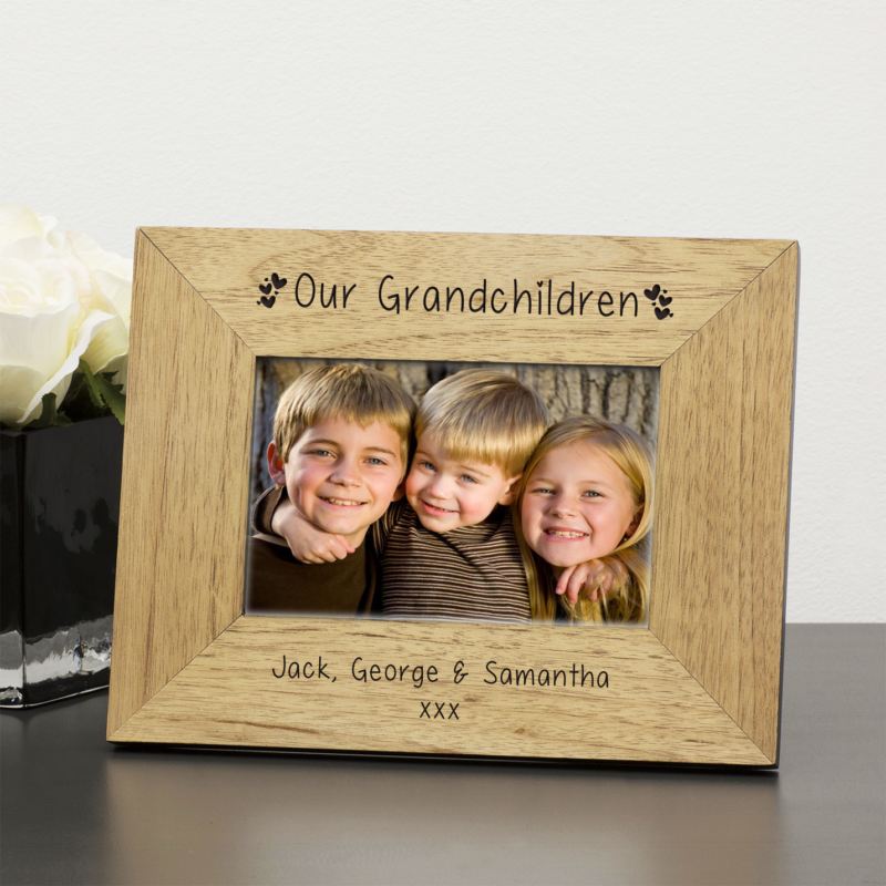 Our Grandchildren Wood Frame 6 x 4 product image
