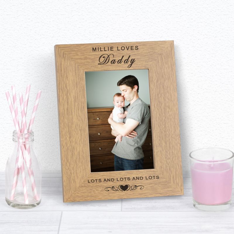Love Daddy Wood Frame 6 x 4 product image