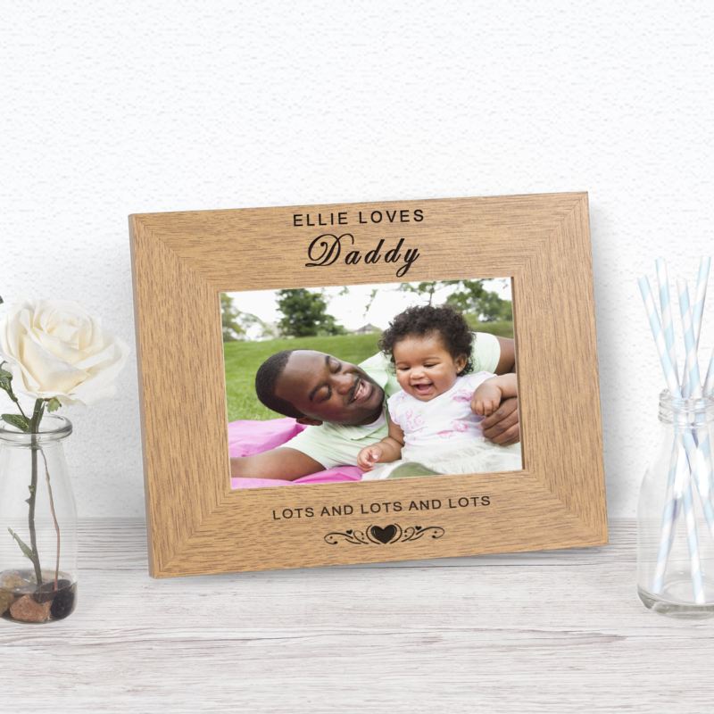 Love Daddy Wood Frame 6 x 4 product image