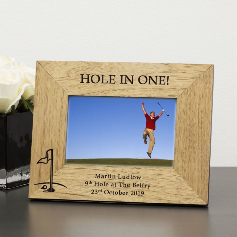 HOLE IN ONE! Wood Frame 6 x 4 product image