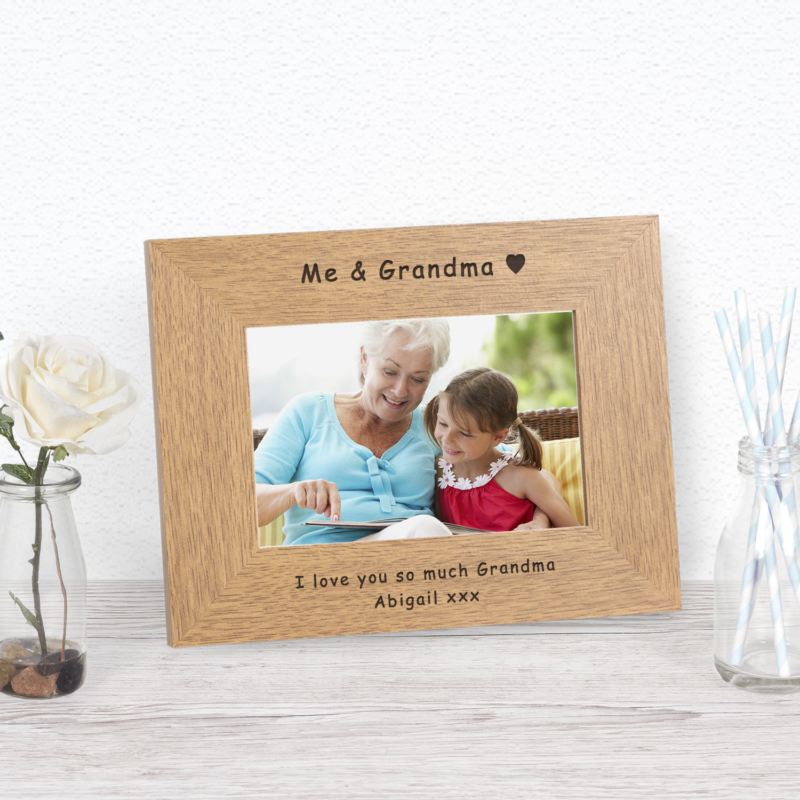 Me & Grandma! Wood Frame 6 x 4 product image