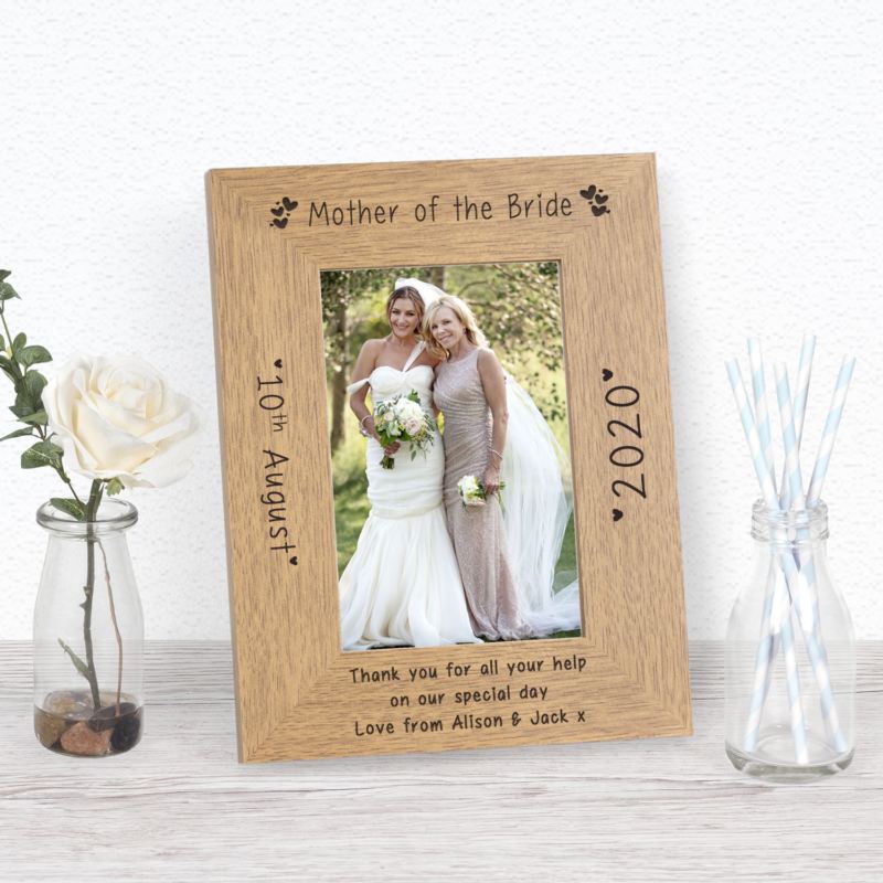 Mother of the Bride Wood Frame 6 x 4 product image