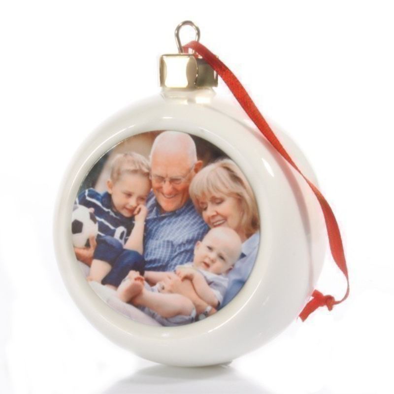 Photo Christmas Bauble The Personalised Gift Shop
