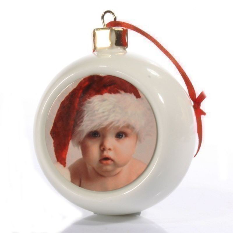 Photo Christmas Bauble The Personalised Gift Shop