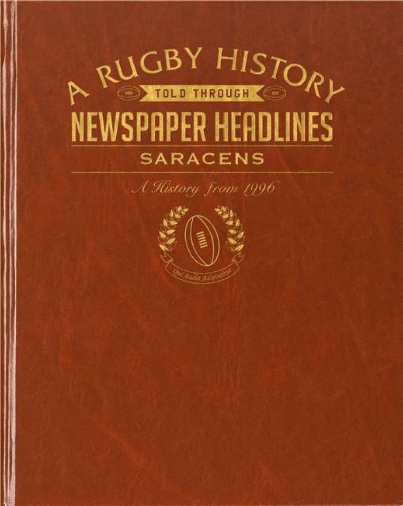 Rugby Newspaper Saracens Book - Leatherette cover product image