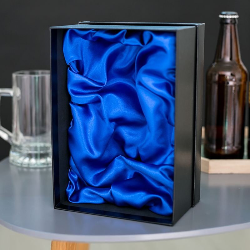 Personalised Glass Football Themed Birthday Tankard - Any Birthday Year product image