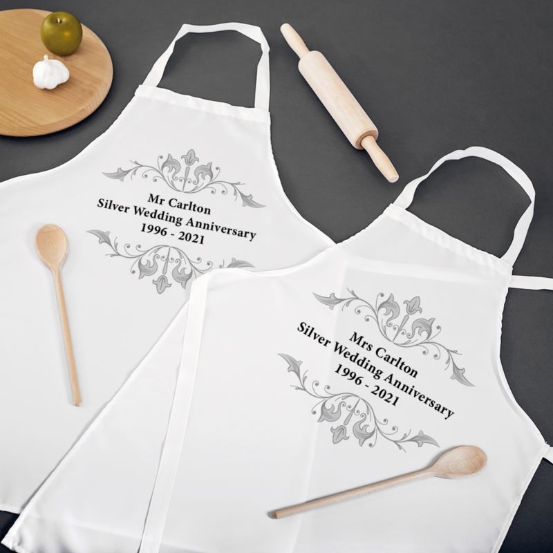 25th Wedding Anniversary Aprons product image