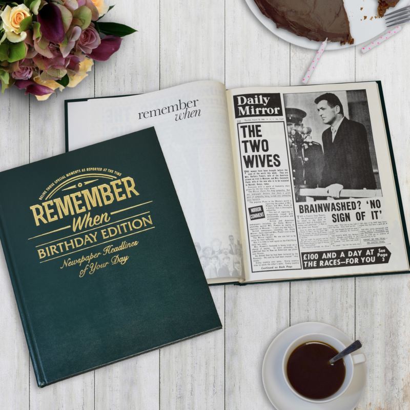 Personalised 80th Birthday Newspaper Year Book product image