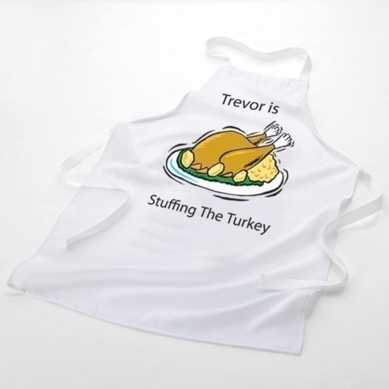 Stuffing the Turkey Personalised Apron product image