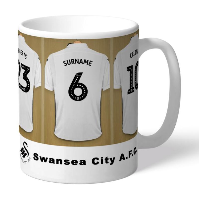 Personalised Swansea City AFC Dressing Room Mug product image