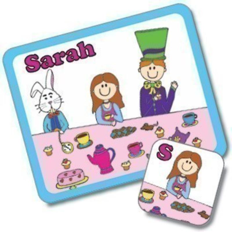 Tea Party Design Placemat and Coaster Set product image