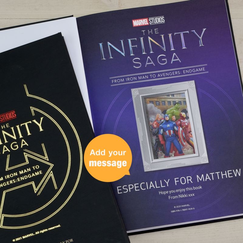 Personalised Marvel Studios Infinity Saga Book product image