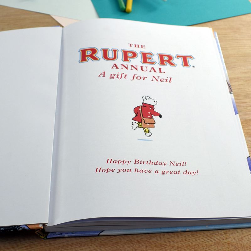 The Rupert Annual - Personalised product image