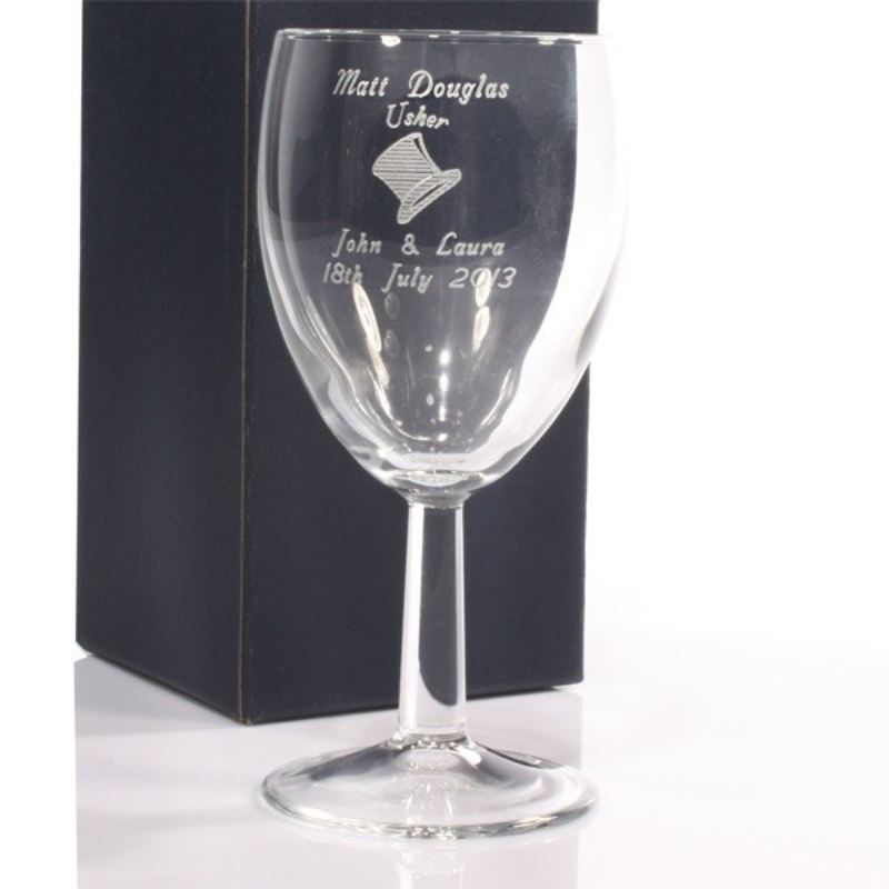 Usher Personalised Wine Glass product image