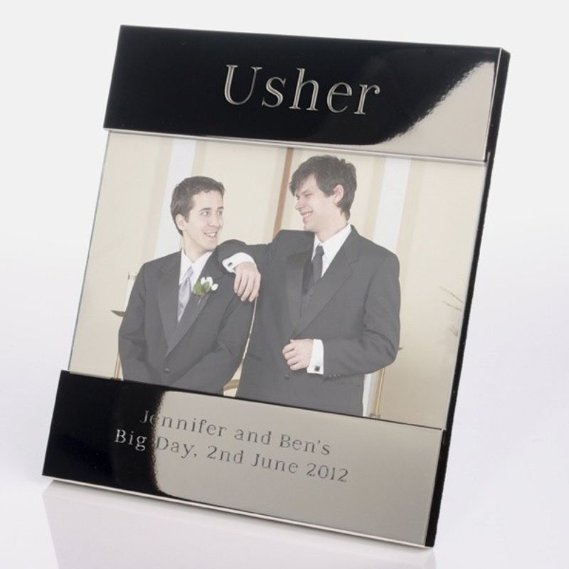 Usher Shiny Silver Photo Frame product image
