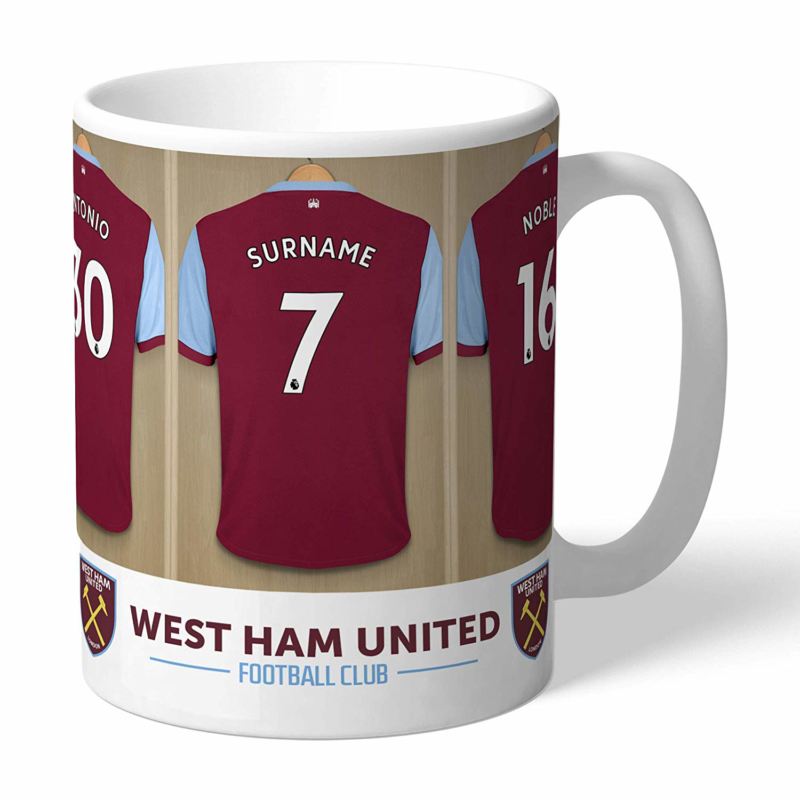 Personalised West Ham United Dressing Room Mug product image