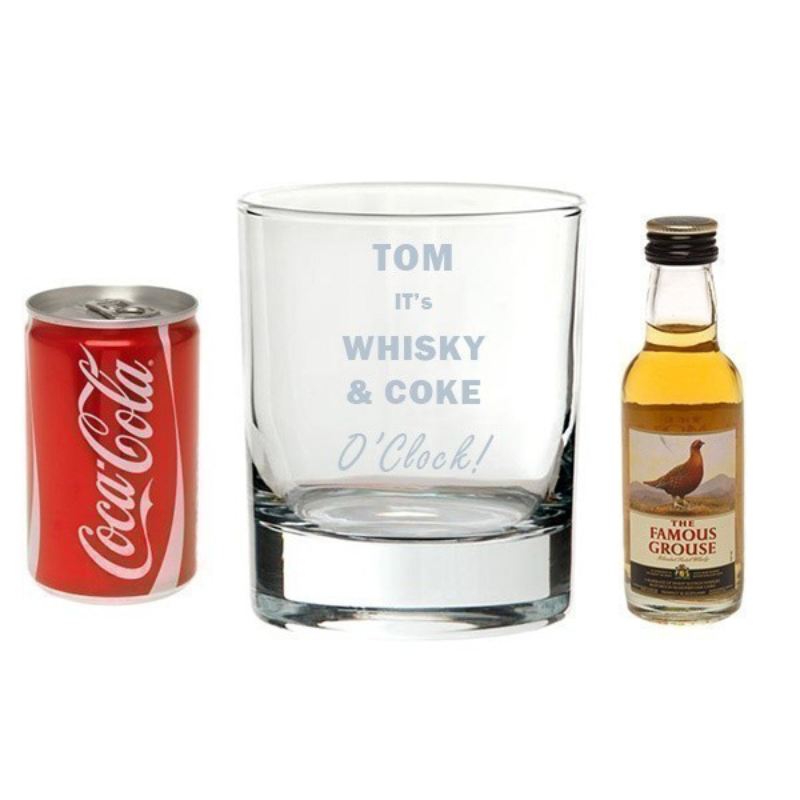 Whisky & Coke O'Clock The Personalised Gift Shop