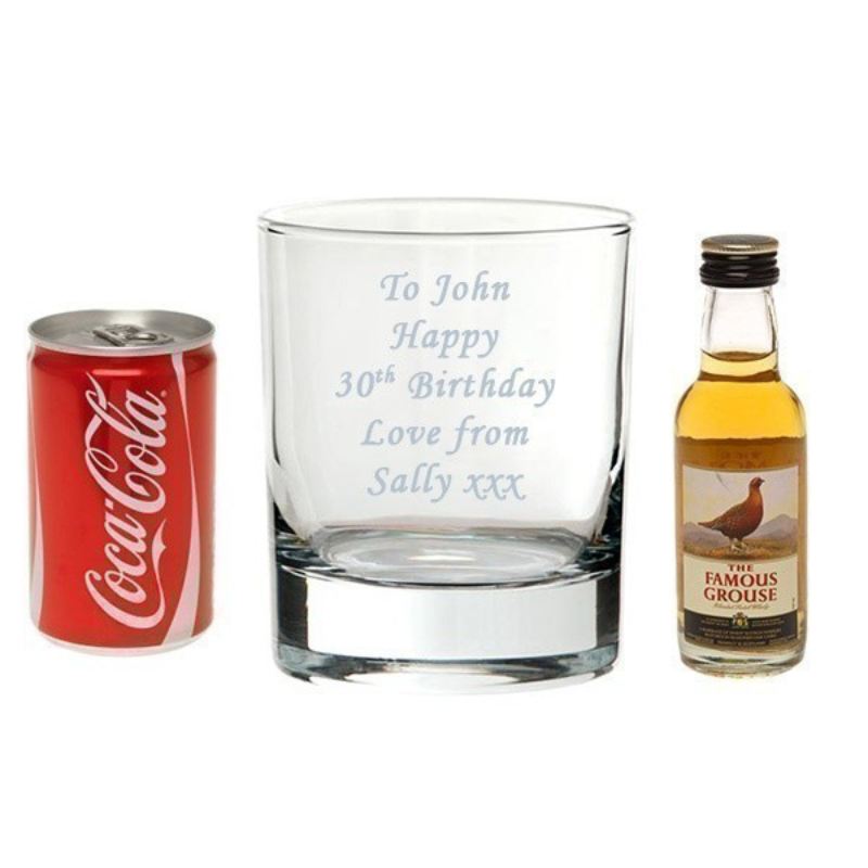 Whisky & Coke Tumbler Gift Set The Personalised Gift Shop